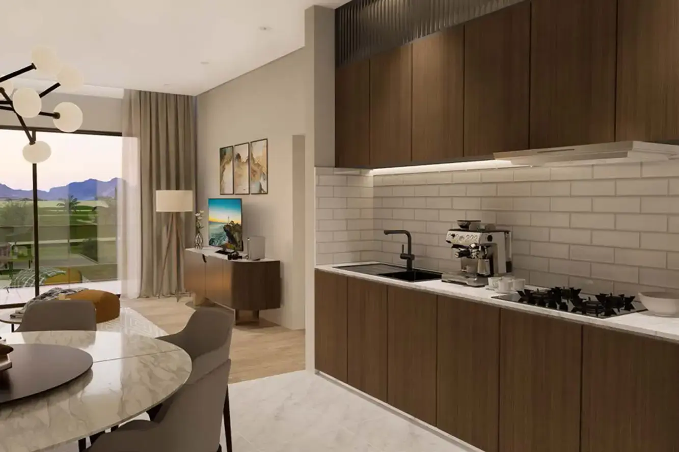 Turnkey view apartments with built-in appliances