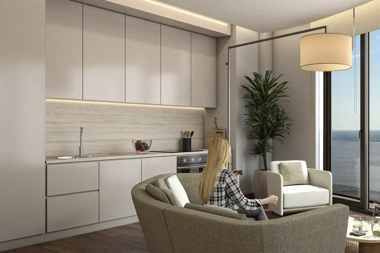 Premium apartments with built-in appliances