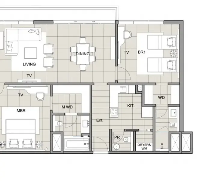 [Translate to ru:] 2 bedroom apartment