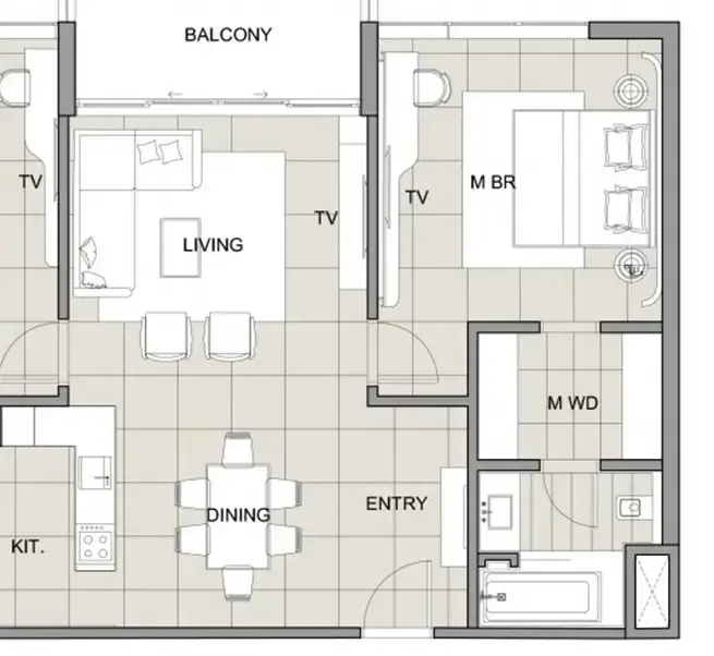 [Translate to ru:] 2 bedroom apartment