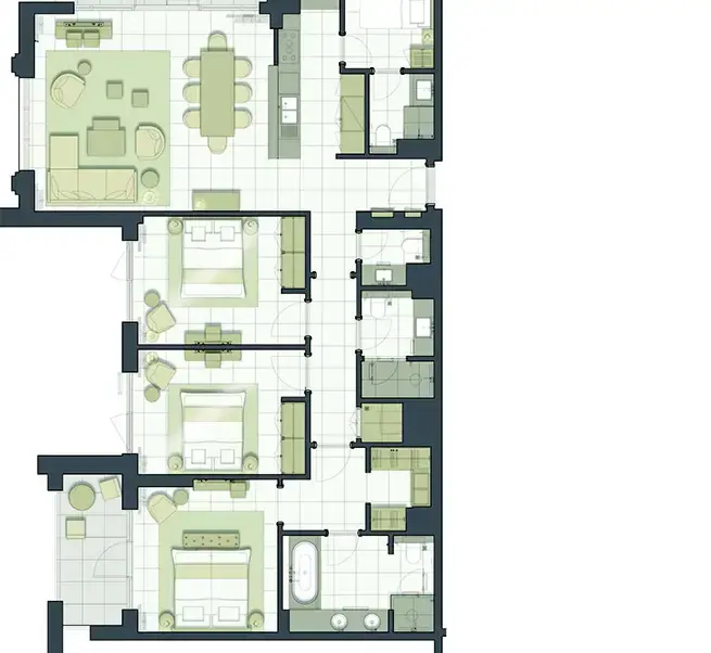 3 bedroom apartment